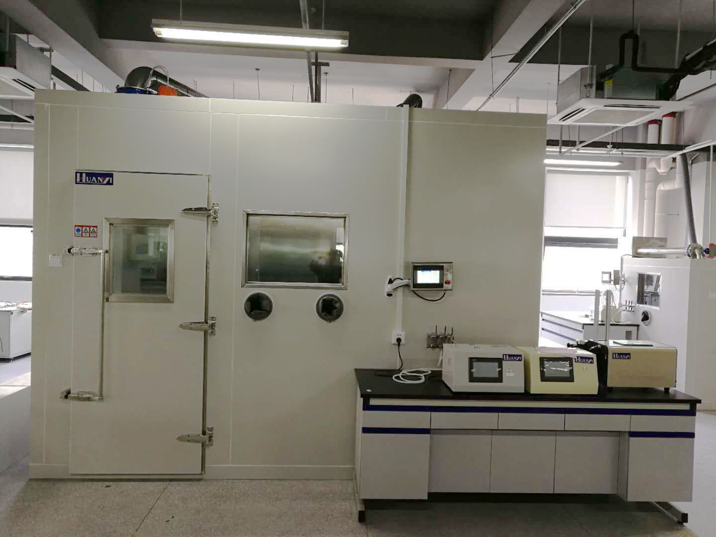 空氣凈化器CADR測試艙廠家推薦(圖2) 30立方米空氣凈化器CADR測試艙